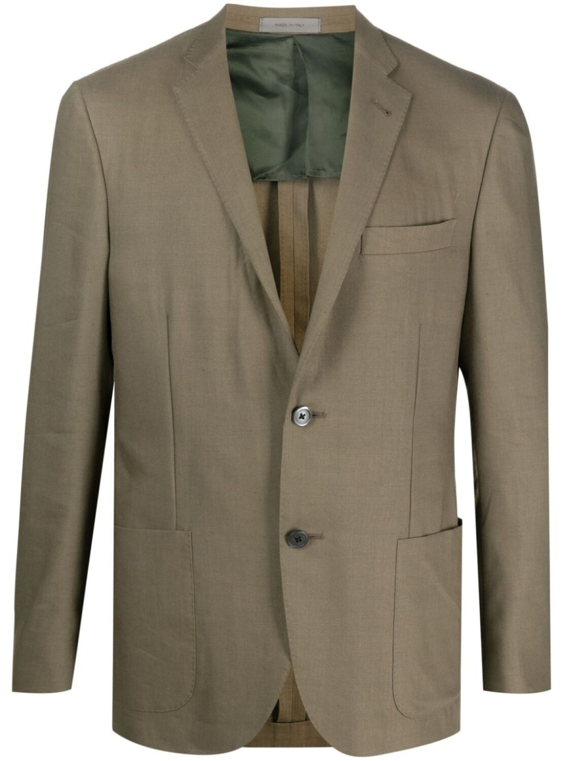 

Corneliani однобортный пиджак, зеленый