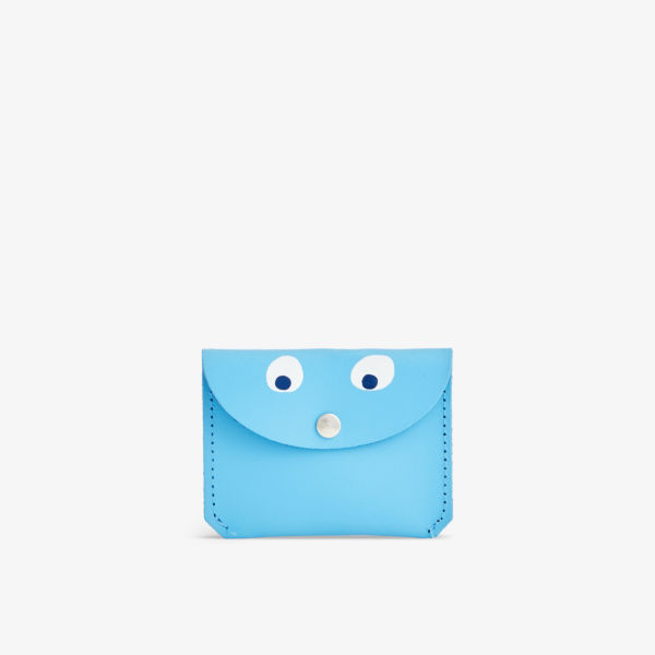 Кожаный кошелек Google Eye с передним клапаном Ark Colour Design, цвет cornflower косметичка lost ark лост арк 5