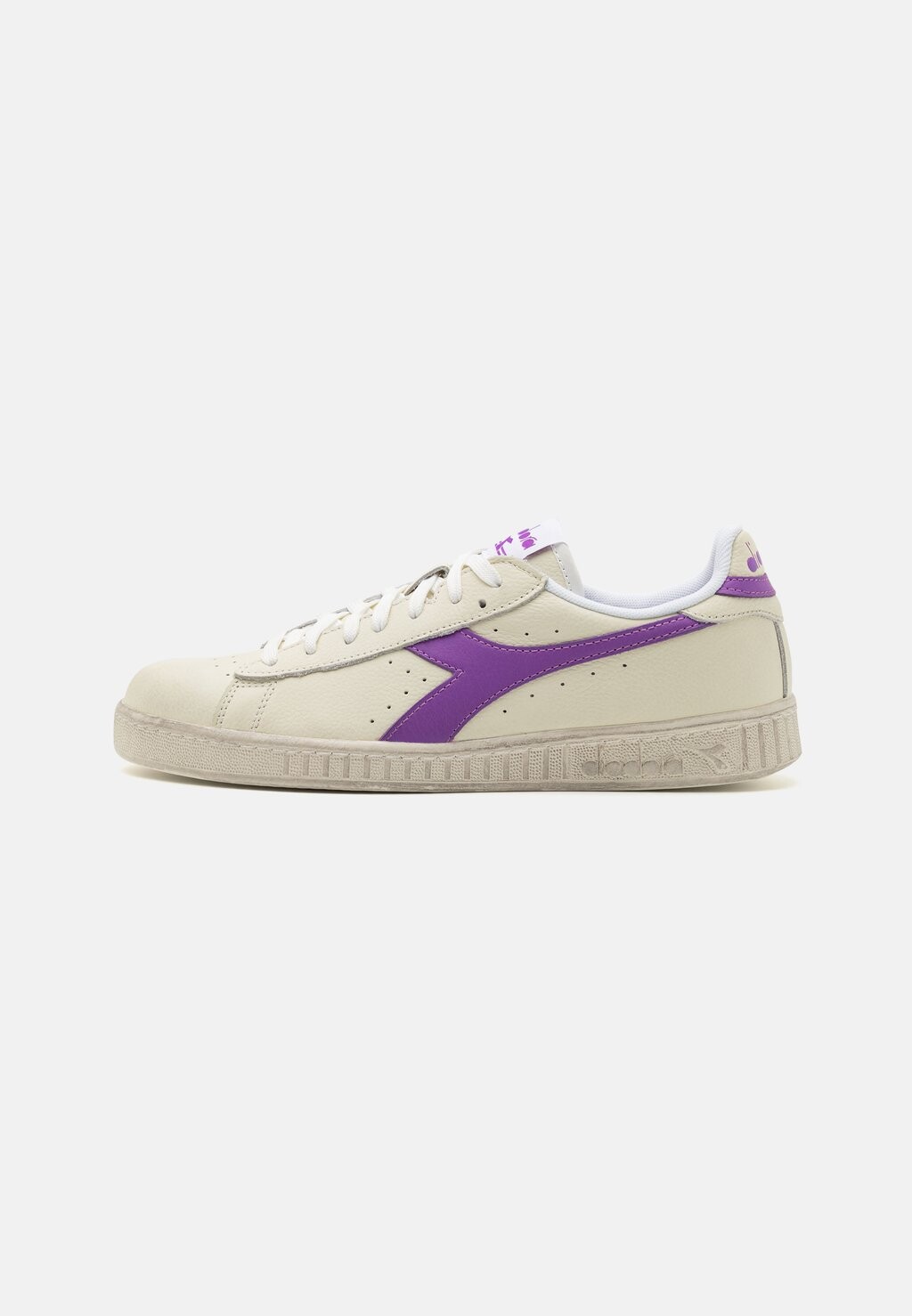 

Кроссовки низкие GAME WAXED UNISEX Diadora, цвет white/violet berry