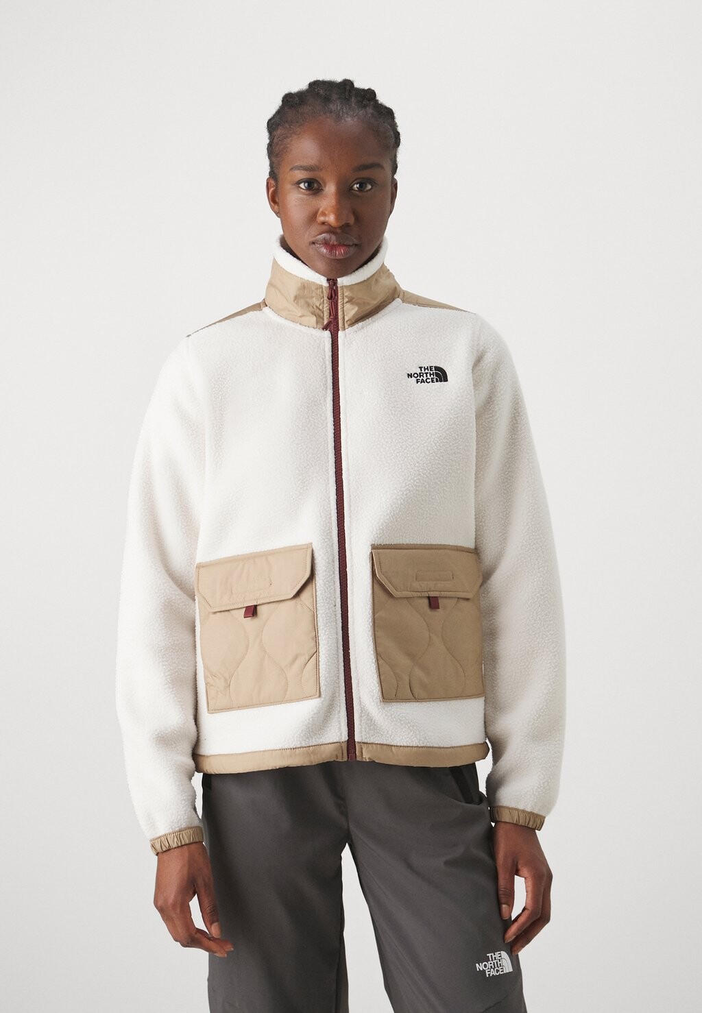 

Флисовая куртка ROYAL ARCH JACKET The North Face, цвет white dune/kelp tan
