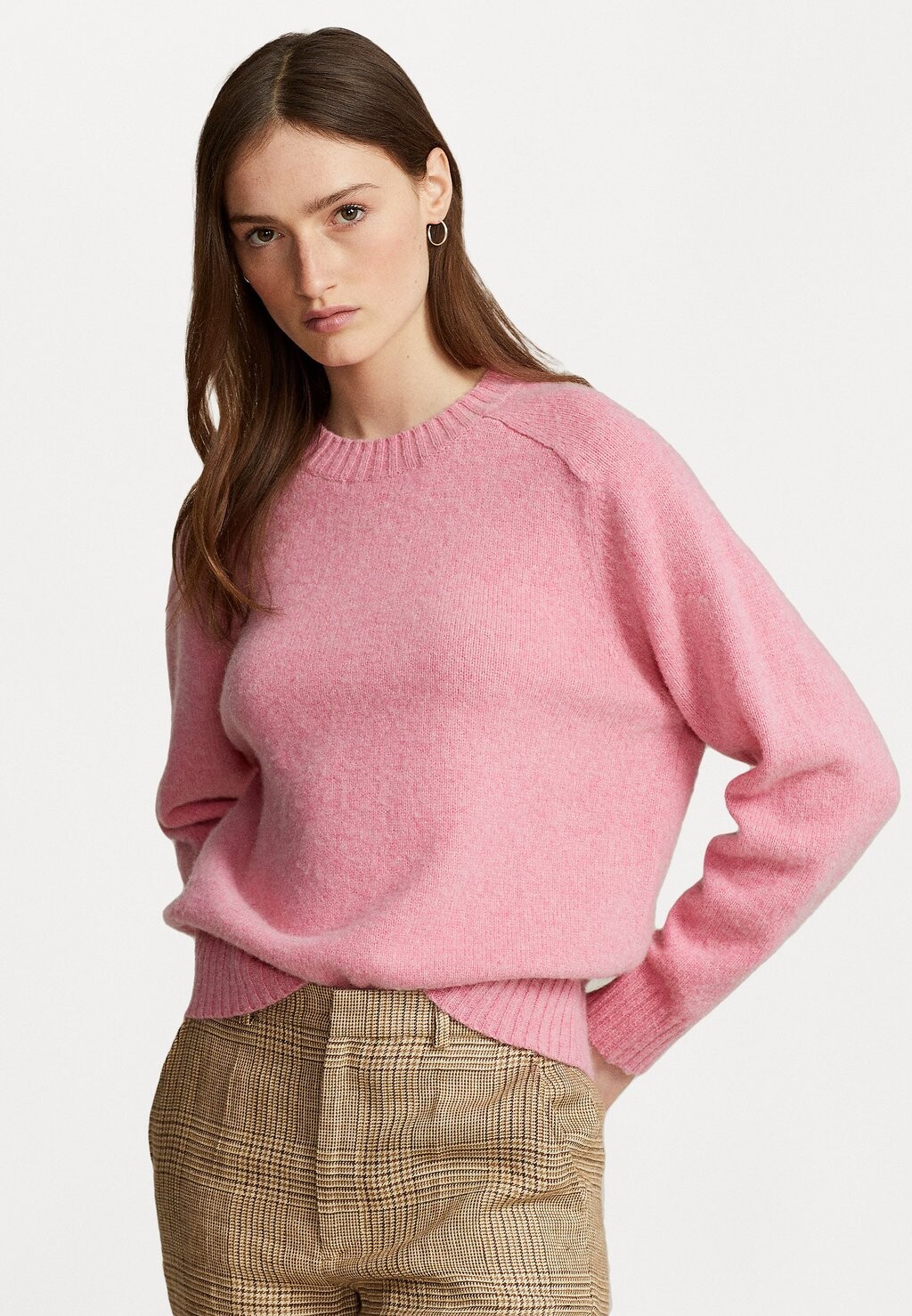 

Свитшот Polo Ralph Lauren ДЛИННЫЙ РУКАВ, цвет pink heather