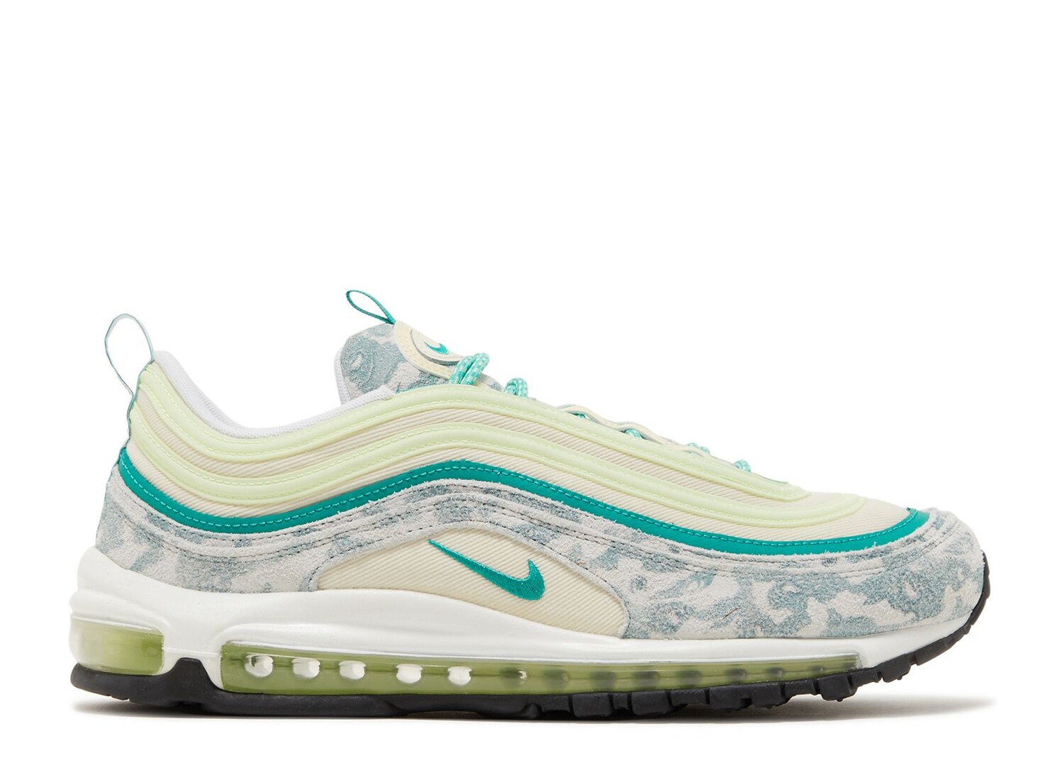 

Кроссовки Nike Air Max 97 'Neptune Green Camo', кремовый, Бежевый