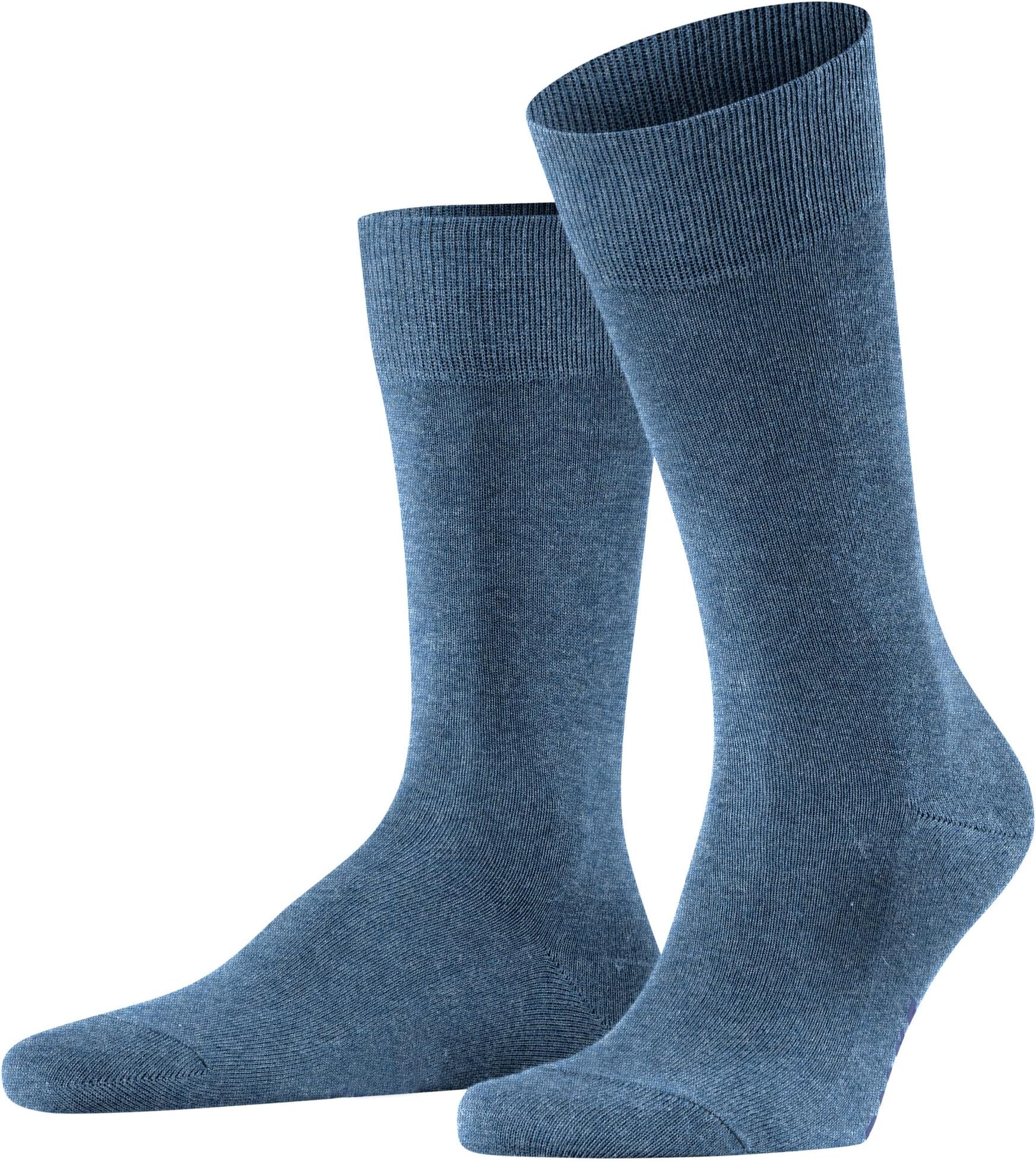 Хлопковые семейные носки Falke, цвет Light Denim легкие носки для рации falke цвет light denim