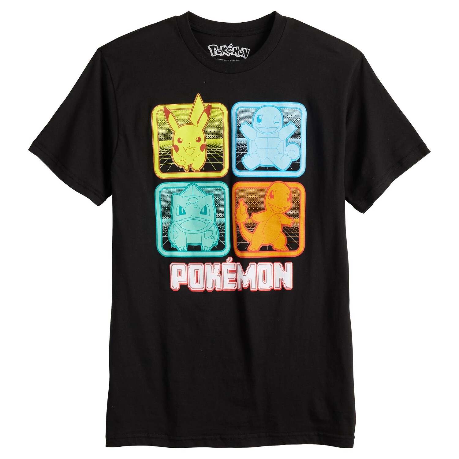 

Мужская футболка с рисунком Nintendo Pokémon Starters Licensed Character