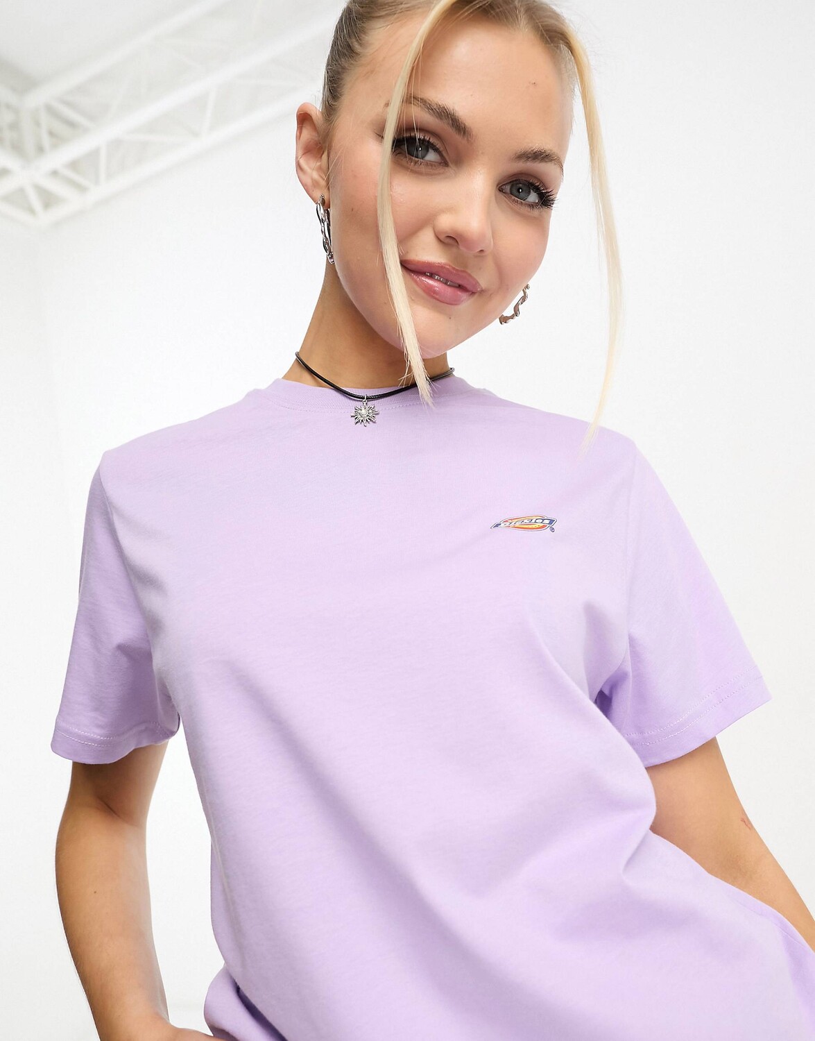 

Сиреневая футболка с небольшим логотипом Dickies Mapleton, Фиолетовый