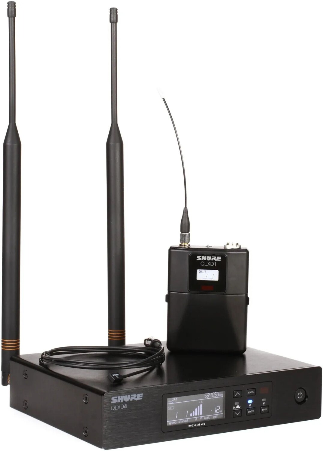 

Беспроводная петличная микрофонная система Shure QLXD14/93 — диапазон H50