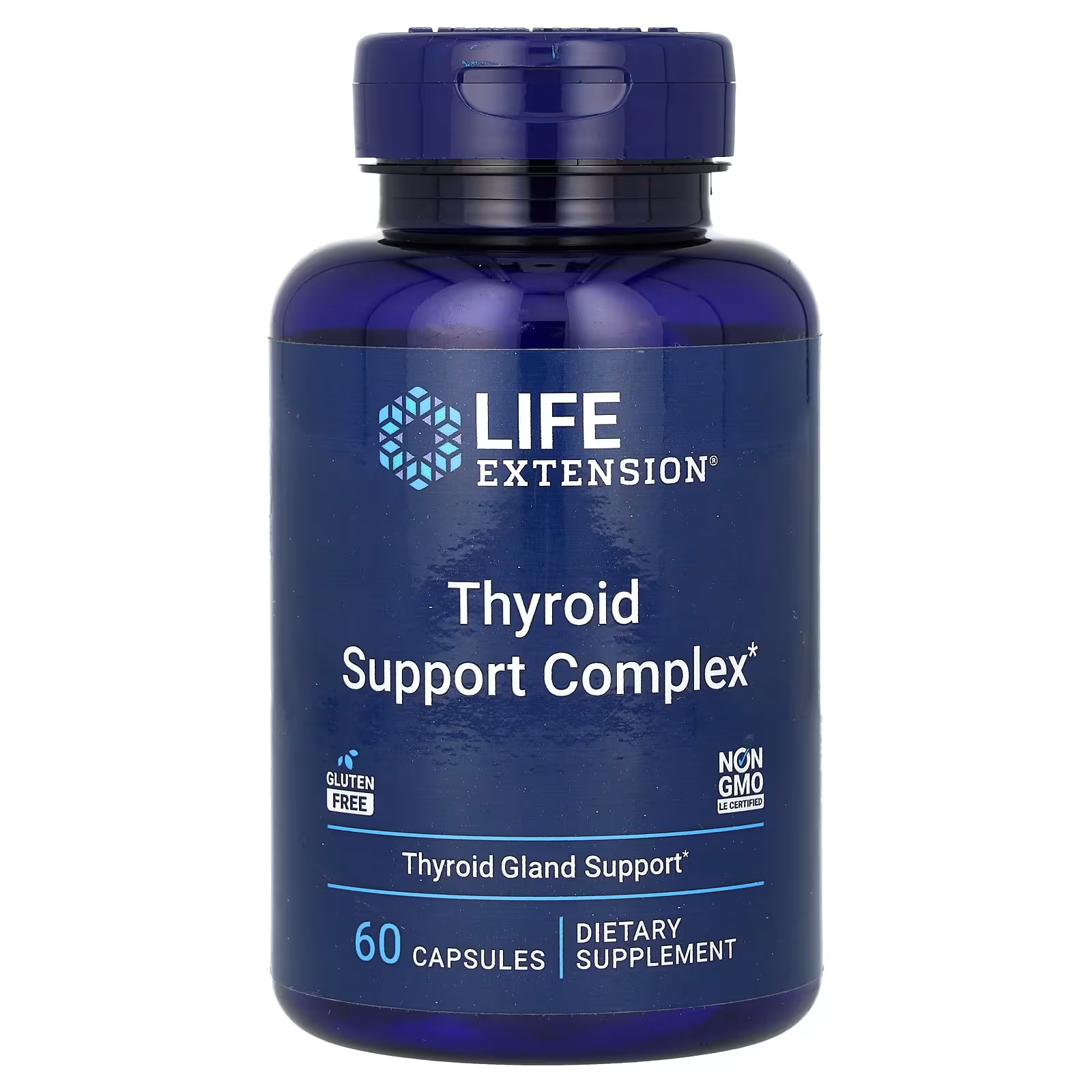 Комплекс поддержки щитовидной железы Life Extension, 60 капсул комплекс для щитовидной железы daily health seatrition 180 капсул