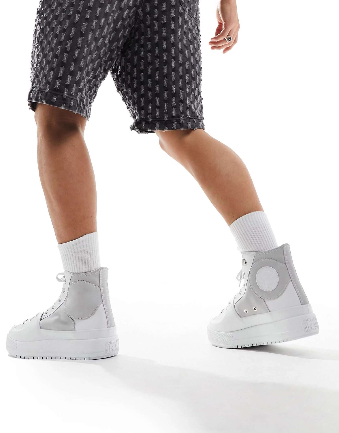 

Белые кроссовки Converse Chuck Taylor All Star Construct Hi, Белый