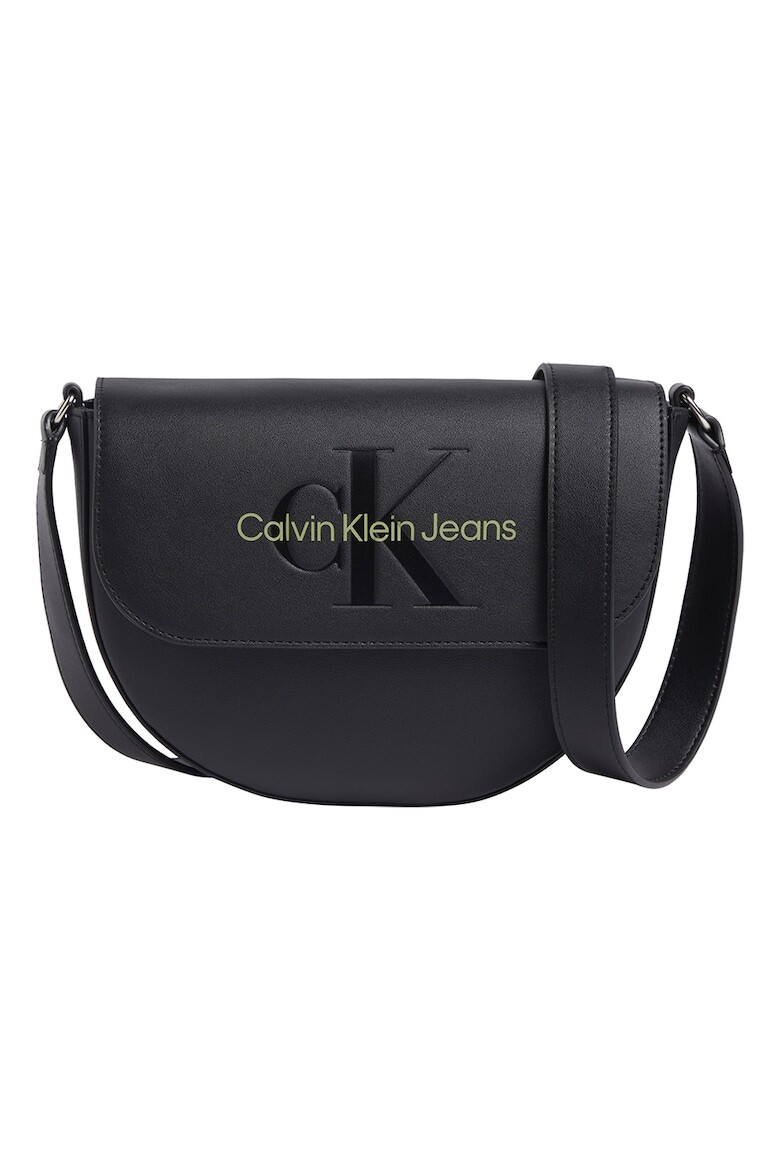 

Сумка Sculpted из экокожи с логотипом Calvin Klein Jeans, зеленый