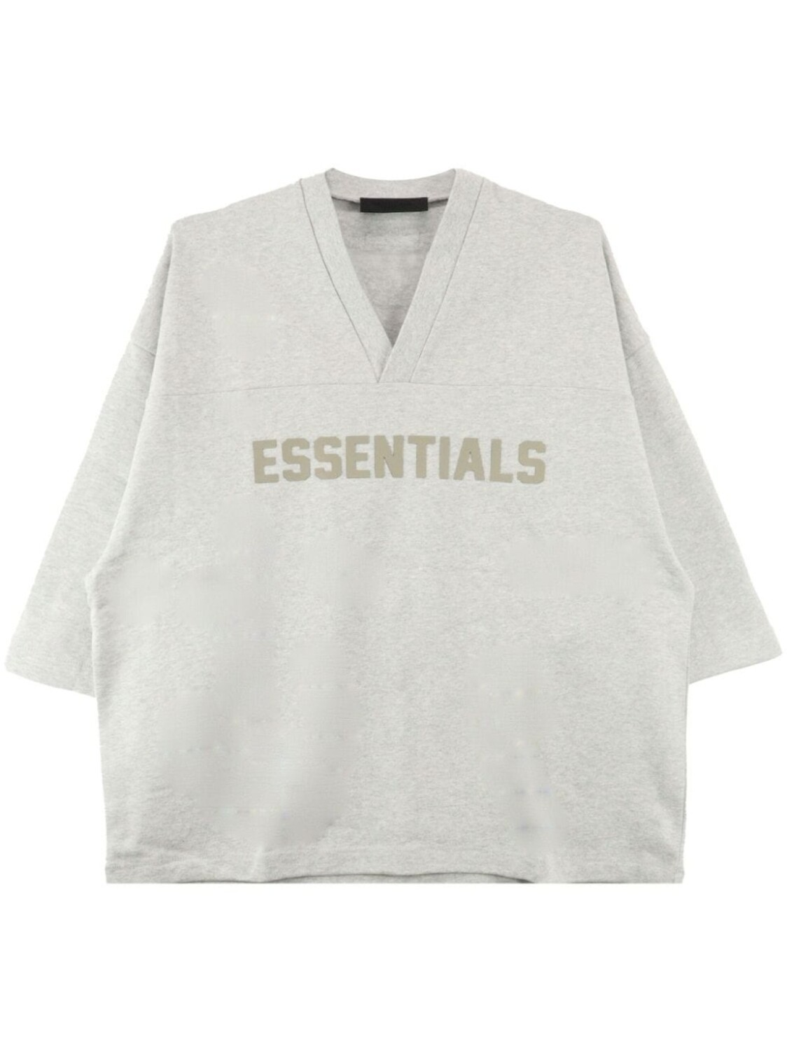 

FEAR OF GOD ESSENTIALS футболка с тисненым логотипом, серый