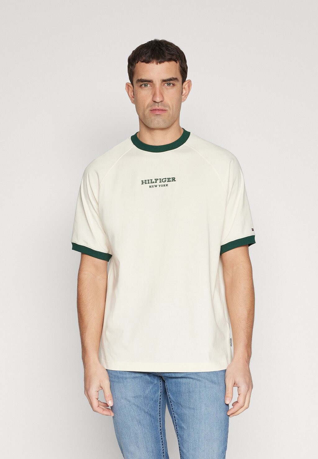

Базовая футболка Monotype Ringer Tee Tommy Hilfiger, цвет calico