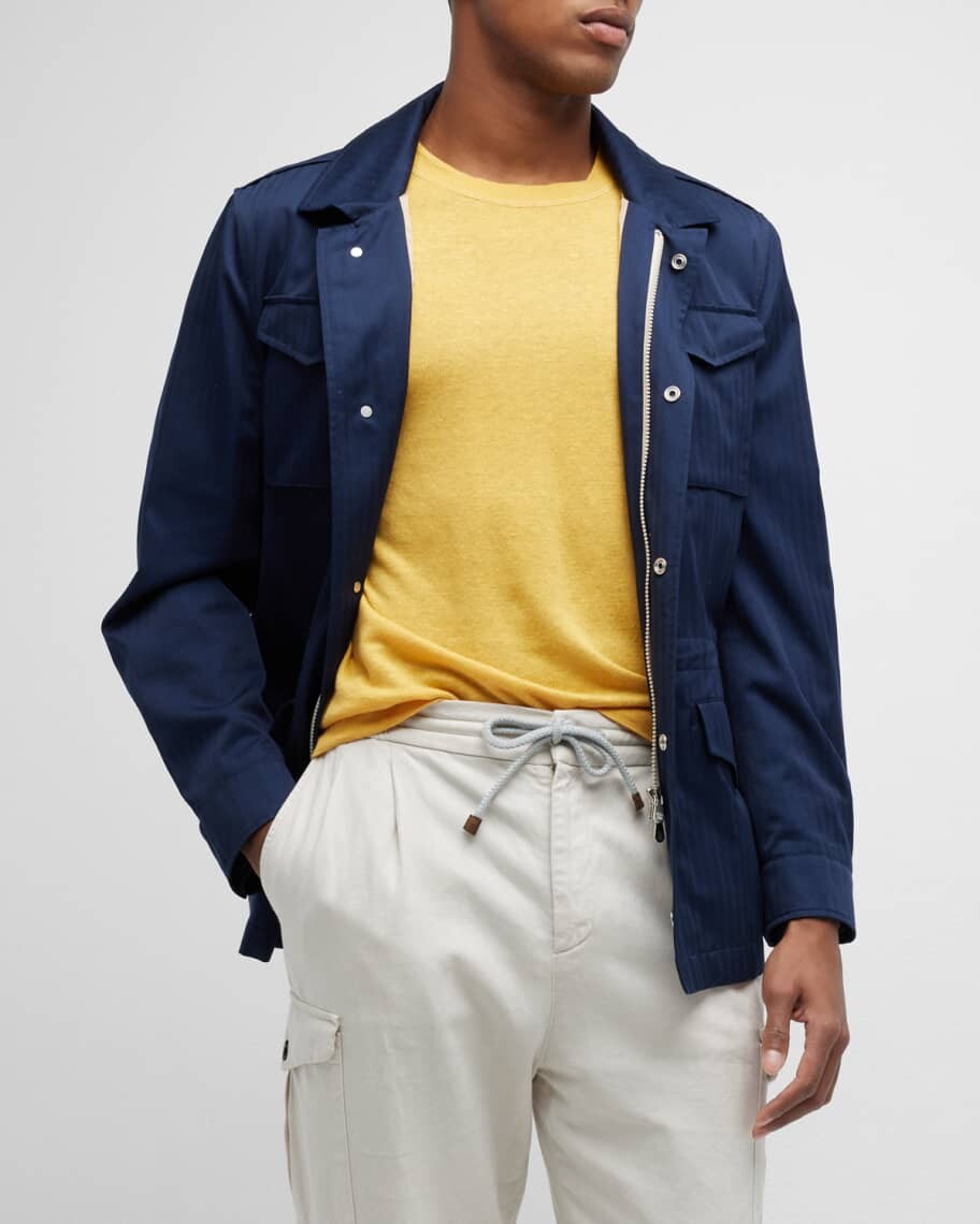 

Мужская куртка Solaro Safari Brunello Cucinelli, Черный