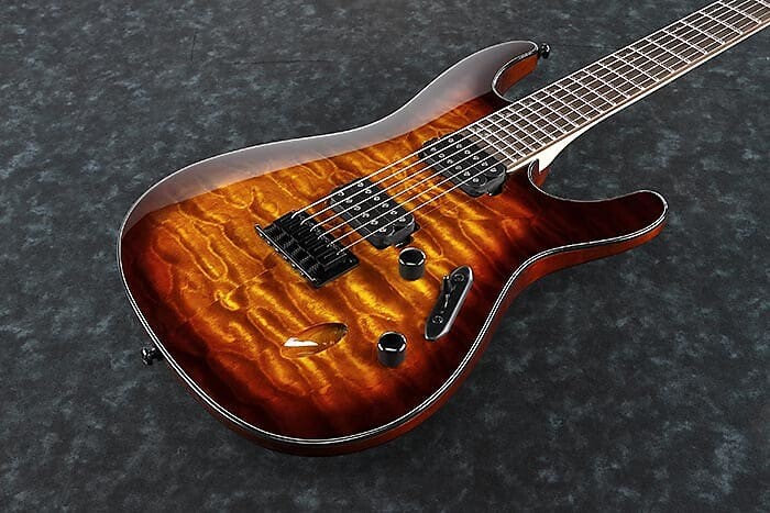 Электрогитара Ibanez S621QMDEB Electric Guitar - Dragon Eye Burst электрогитара ibanez s670qm dragon eye burst