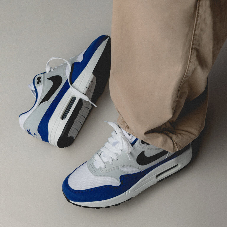

Кроссовки Air Max 1 *Deep Royal Blue* Nike, белый