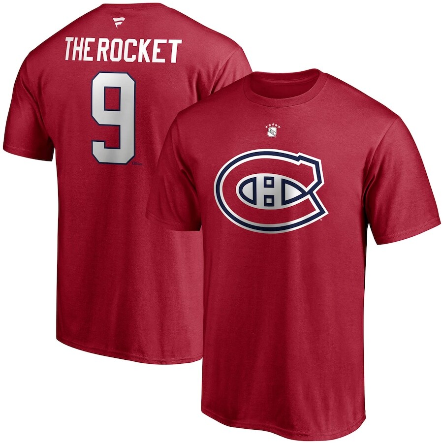 

Футболка с коротким рукавом Fanatics Branded Montreal Canadiens, красный