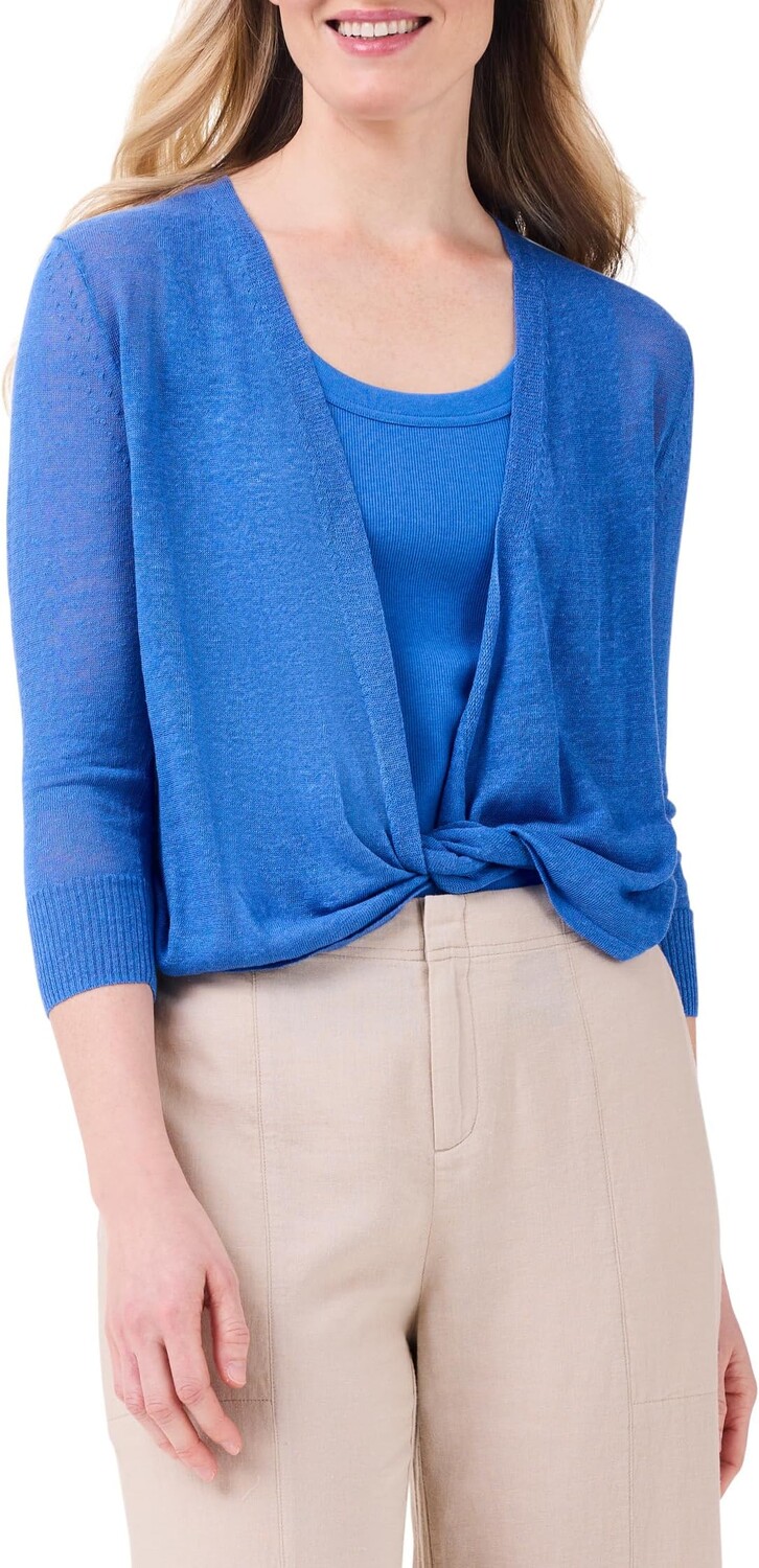

Свитер NIC+ZOE Petite 4-Way Cardigan, цвет True Blue