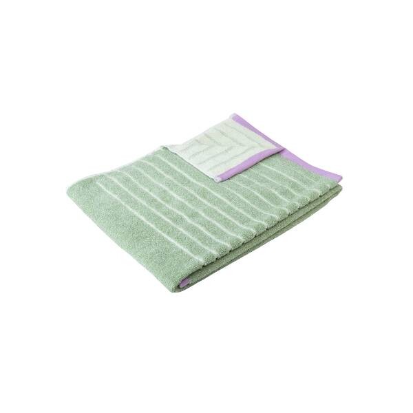 

Полотенце для рук Hübsch PromenadeSmall, 100x2x50 см, зеленый