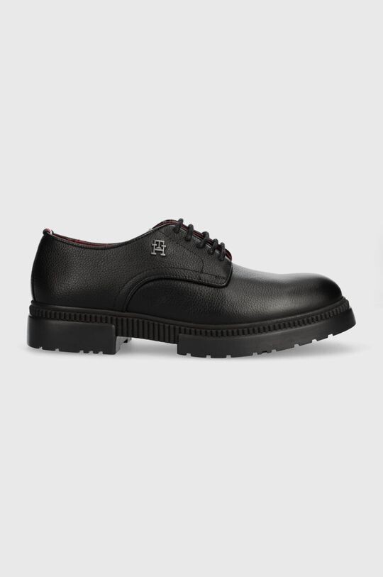 

Кожаные туфли COMFORT CLEATED THERMO LTH SHOE Tommy Hilfiger, черный
