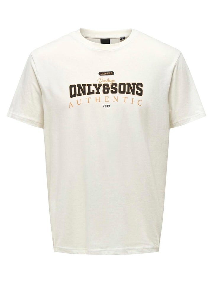 

Футболка ONLY & SONS, кремовый