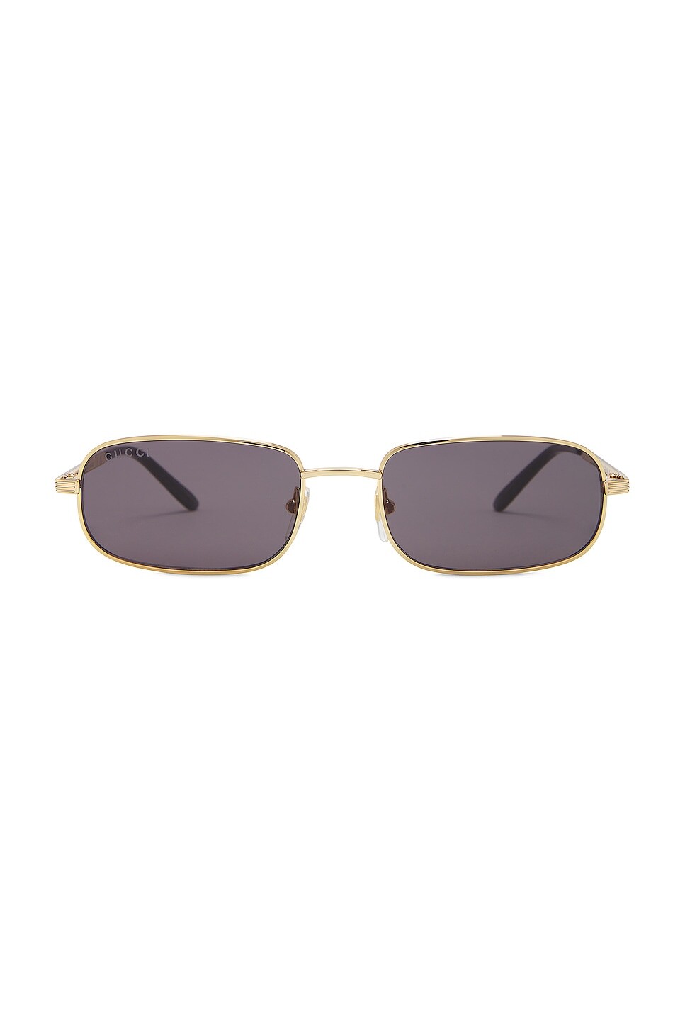 

Солнцезащитные очки Gucci Rectangular, цвет Gold & Grey