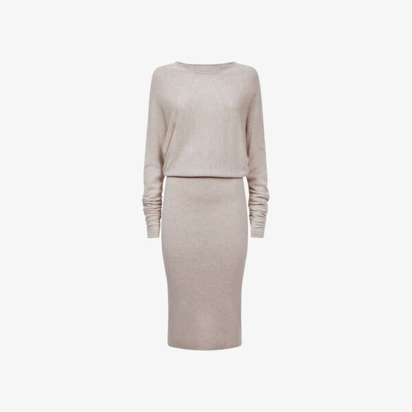 

Джемпер Leila из шерсти и кашемира с круглым вырезом Reiss, цвет neutral