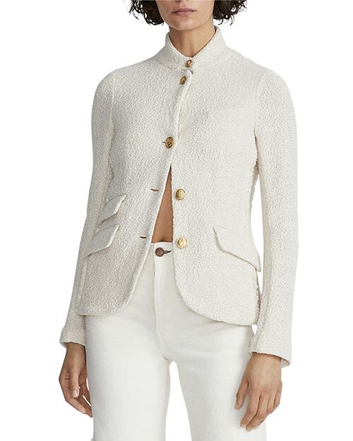 цена Трикотажный блейзер Slade rag & bone, цвет Ivory/Cream