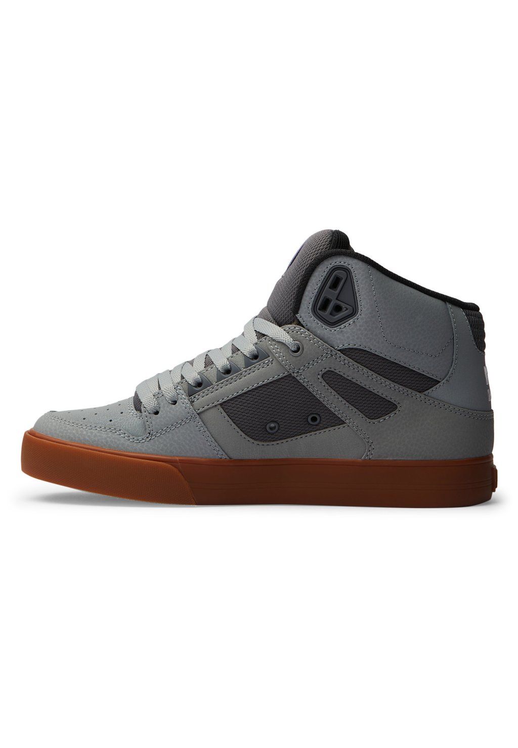 цена Кроссовки высокие PURE WC DC Shoes, цвет xsws grey white grey