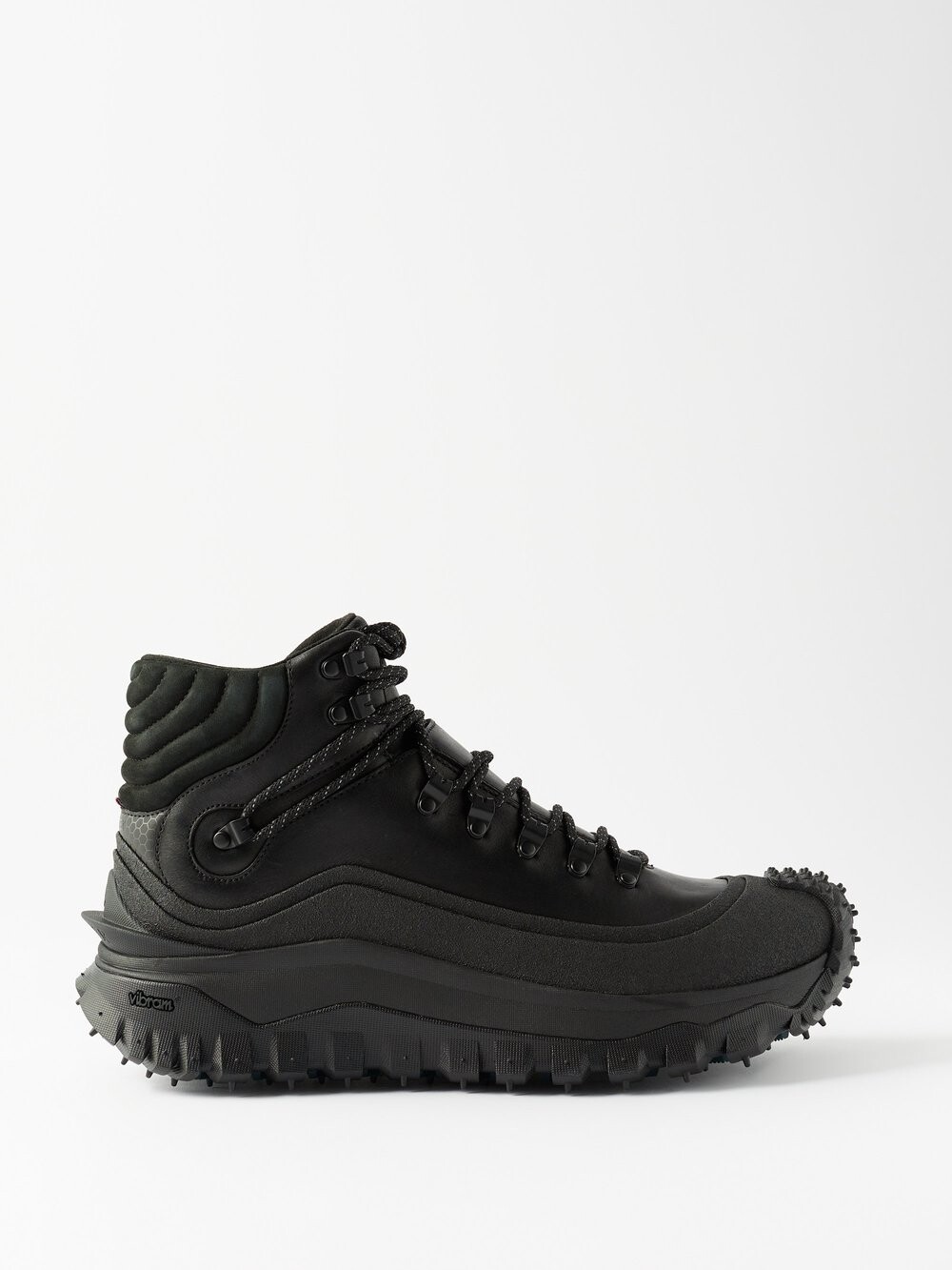 

Кожаные высокие кроссовки trailgrip gtx Moncler, черный
