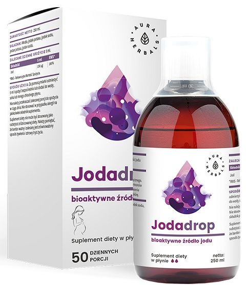 Препарат, поддерживающий нервную систему Aura Herbals Jodadrop, 250 мл now foods alpha lipoic acid 250 mg препарат поддерживающий нервную систему 120 шт