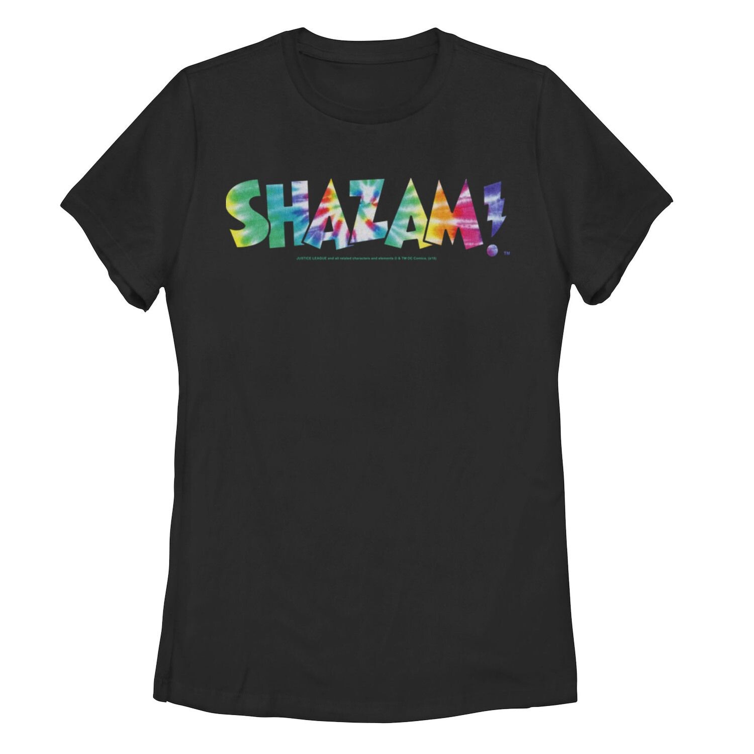 

Комиксы DC для юниоров Shazam! Футболка с логотипом Tie Dye Licensed Character