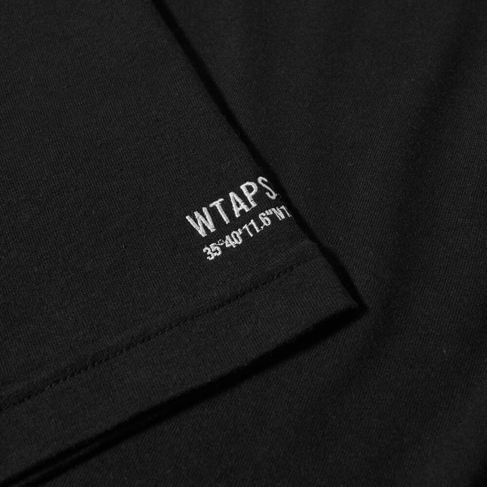 

Футболка с логотипом WTAPS 20 на рукавах, черный
