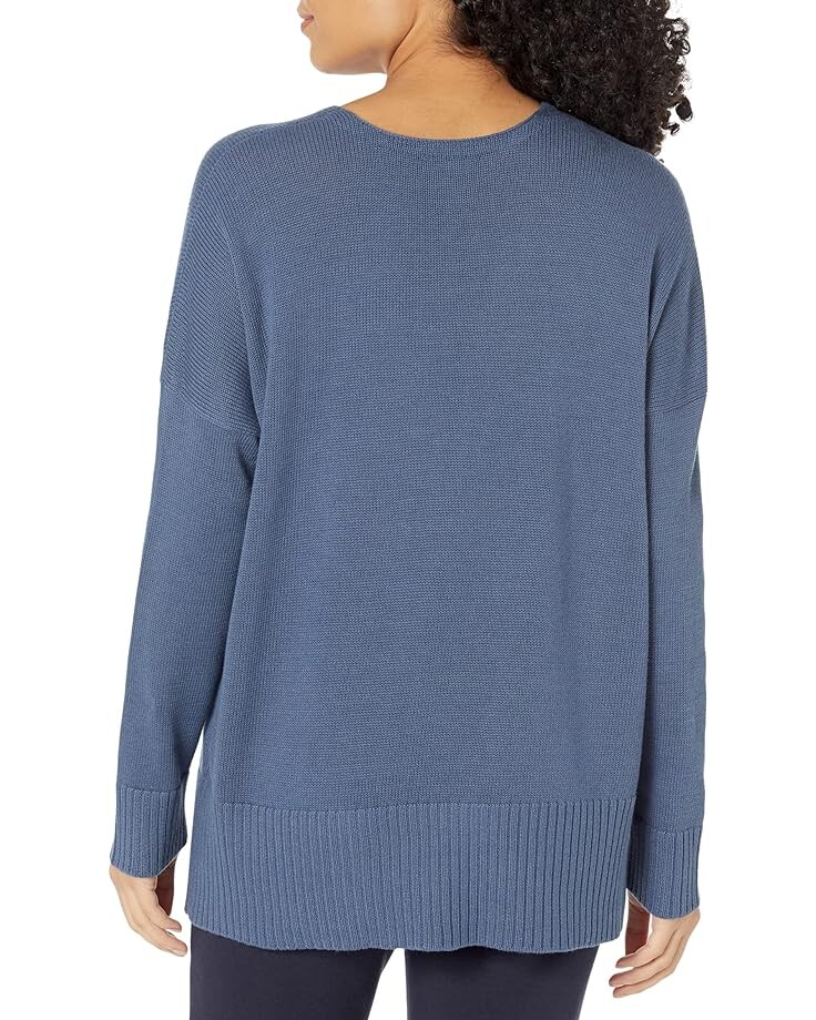 

Свитер Eileen Fisher V-Neck Box Top, цвет Twilight