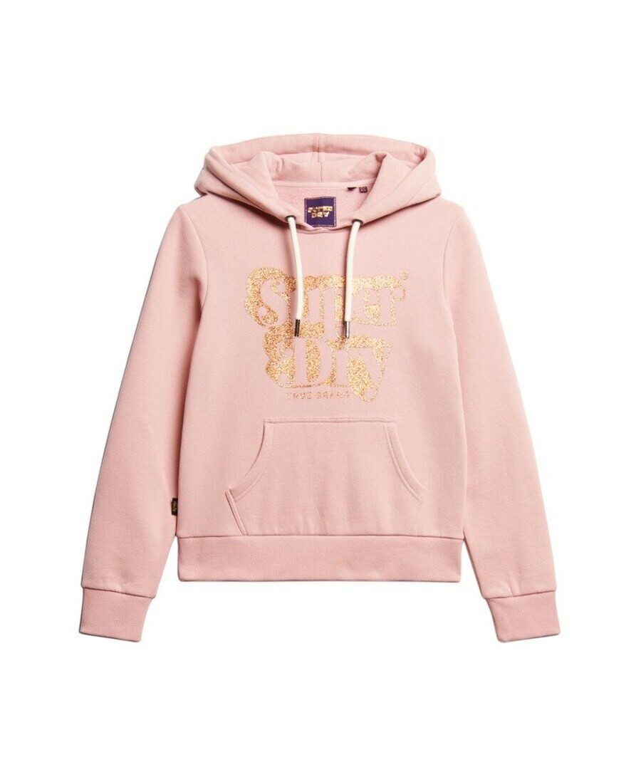 

Толстовка Superdry, темно-розовый