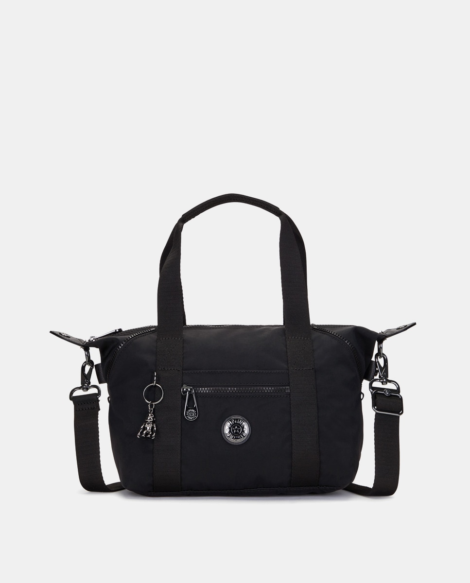 Большая черная сумка-тоут со съемным ремнем через плечо Kipling, черный компактная сумка dji черно желтая для mini mini 2