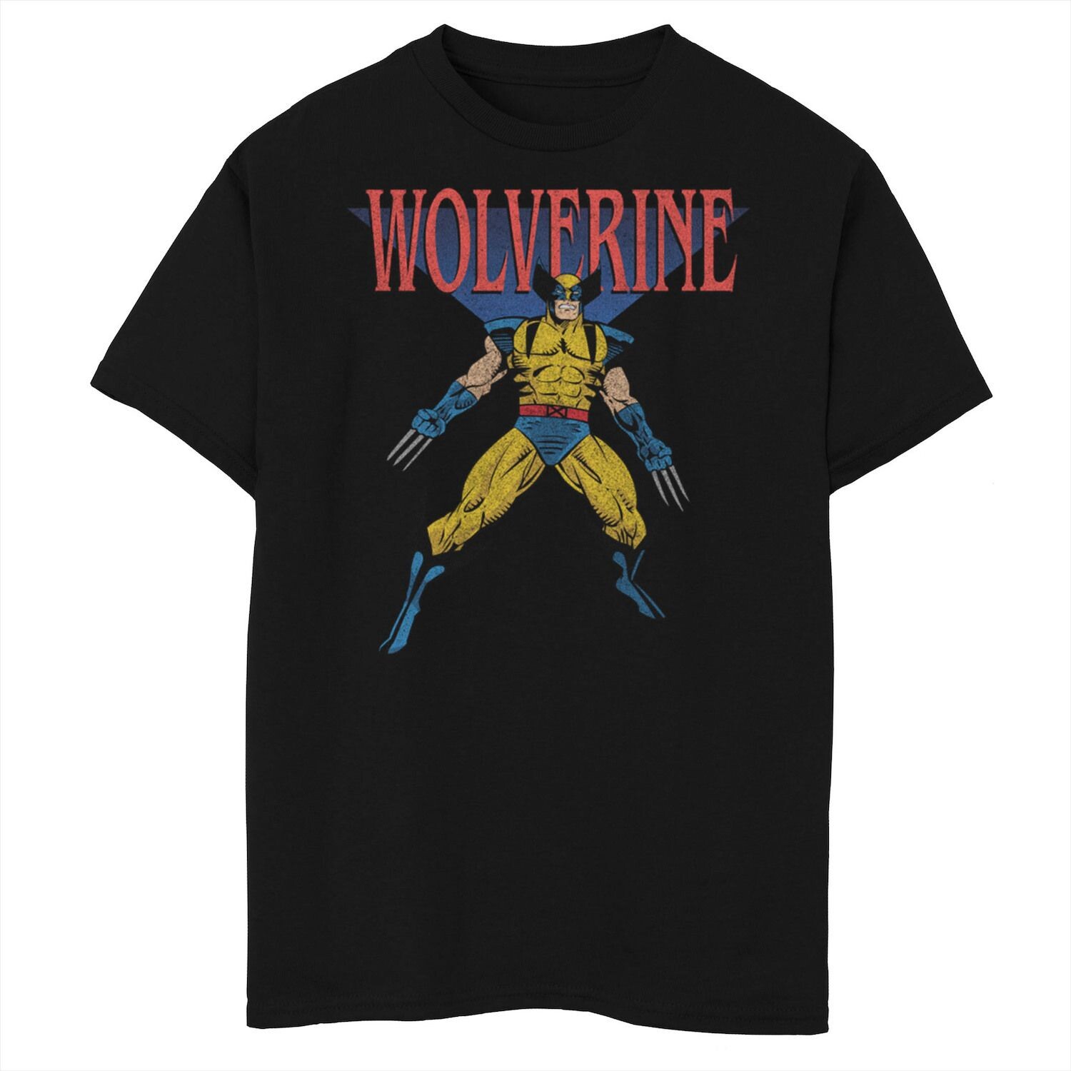 

Классическая футболка с портретом Marvel X-Men Wolverine для мальчиков 8–20 лет Licensed Character