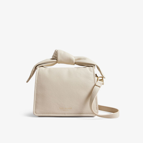 

Мини-сумка через плечо Niyah с узлом Ted Baker, экрю