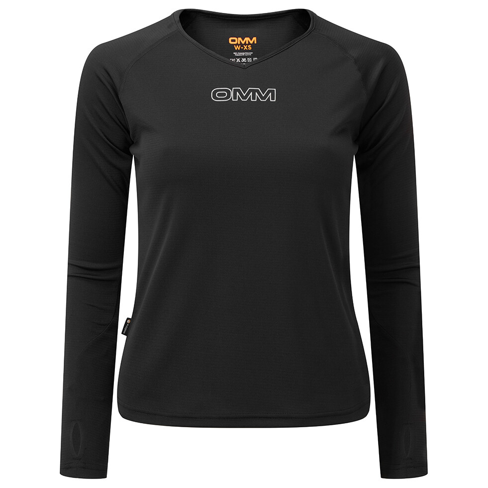 

Беговая рубашка Omm Women's Bearing Tee L/S, черный