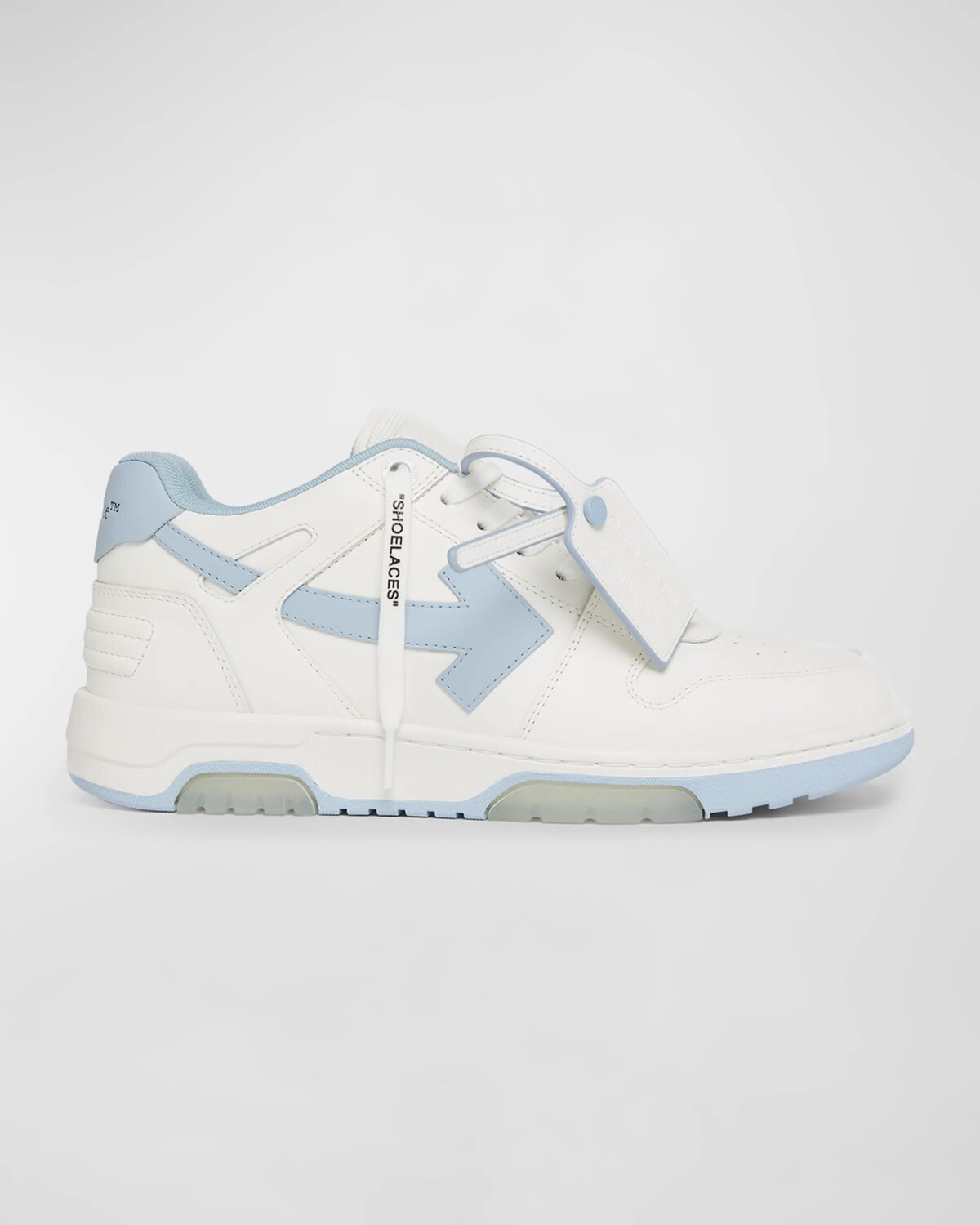 

Мужские кожаные низкие кеды Out Of Office Off-White, цвет White Light B