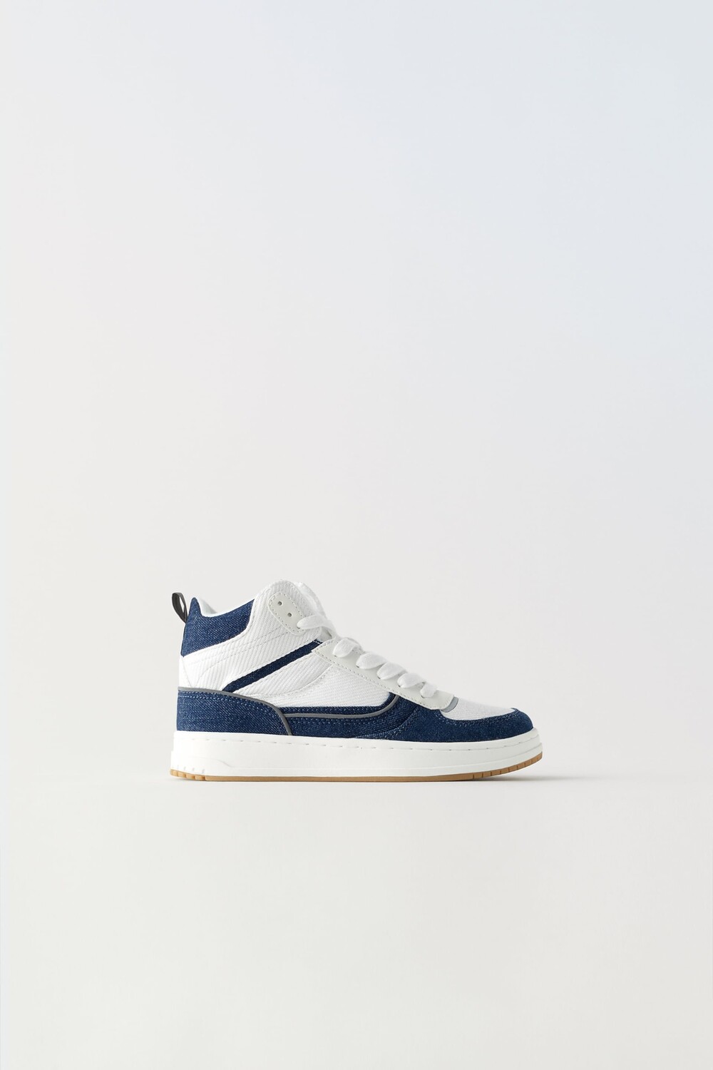

Джинсовые кроссовки high shoes Zara, темно-синий