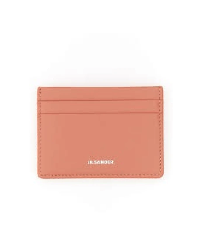 

Минималистичный кошелек для карточек Jil Sander, красный