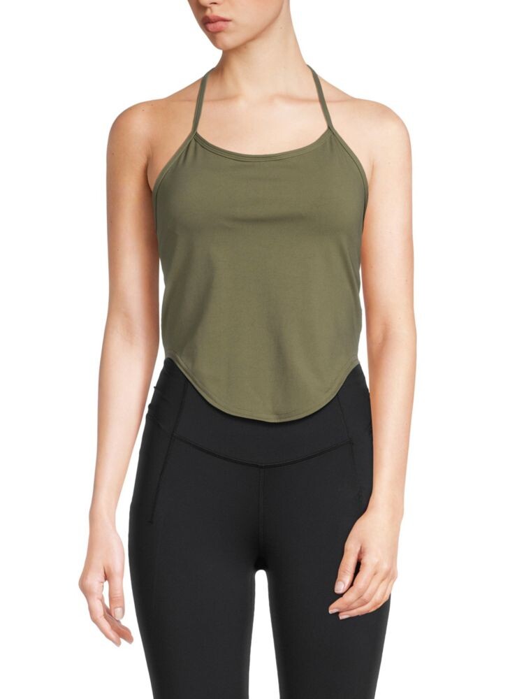 

Майка Do It To It с круглым вырезом Free People Movement, цвет Secret Green