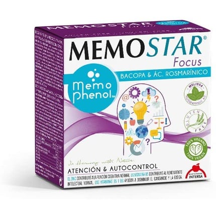 

Нутрикосметика - Intersa Memostar Focus 30 Sobres