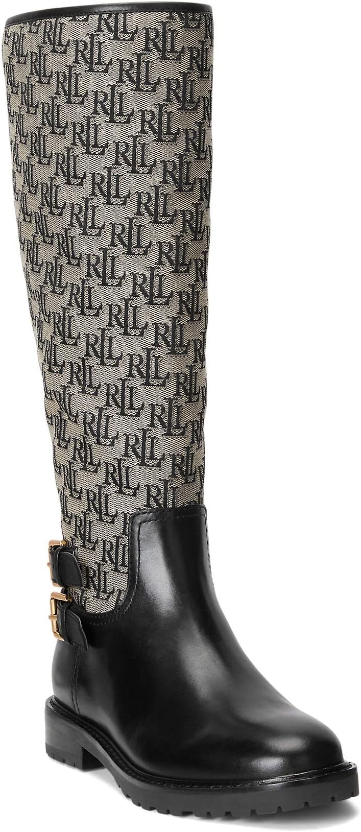 

Сапоги Emelie Tall Boot LAUREN Ralph Lauren, цвет Black/Black/Black