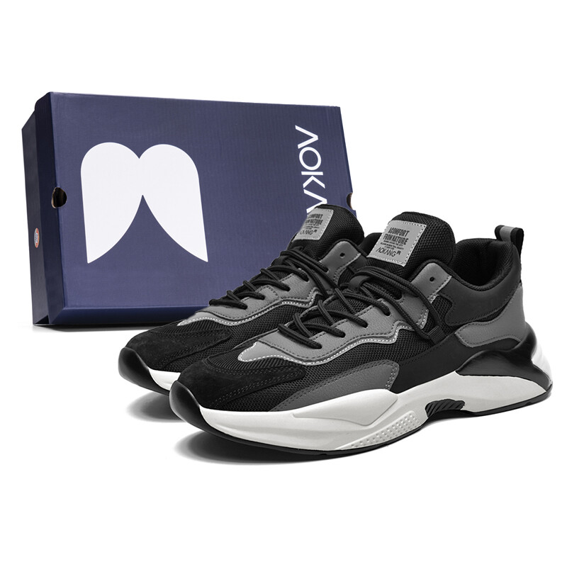 

Кроссовки мужские Lifestyle Shoes Men Low-Top Aokang, черный