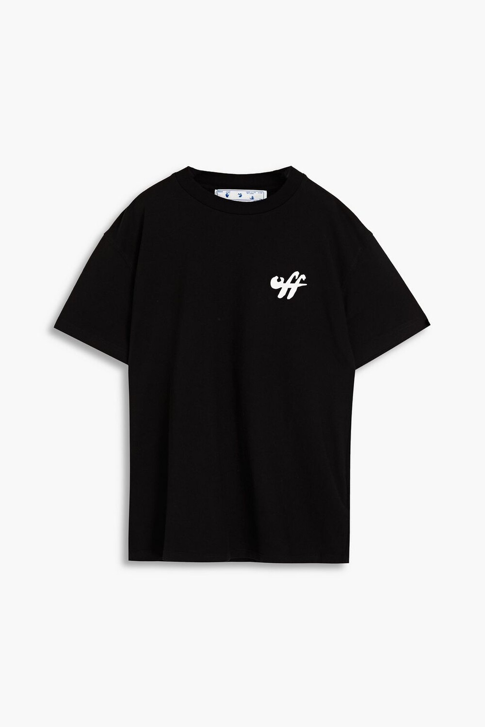 

Футболка из хлопкового джерси с принтом Off-White, черный