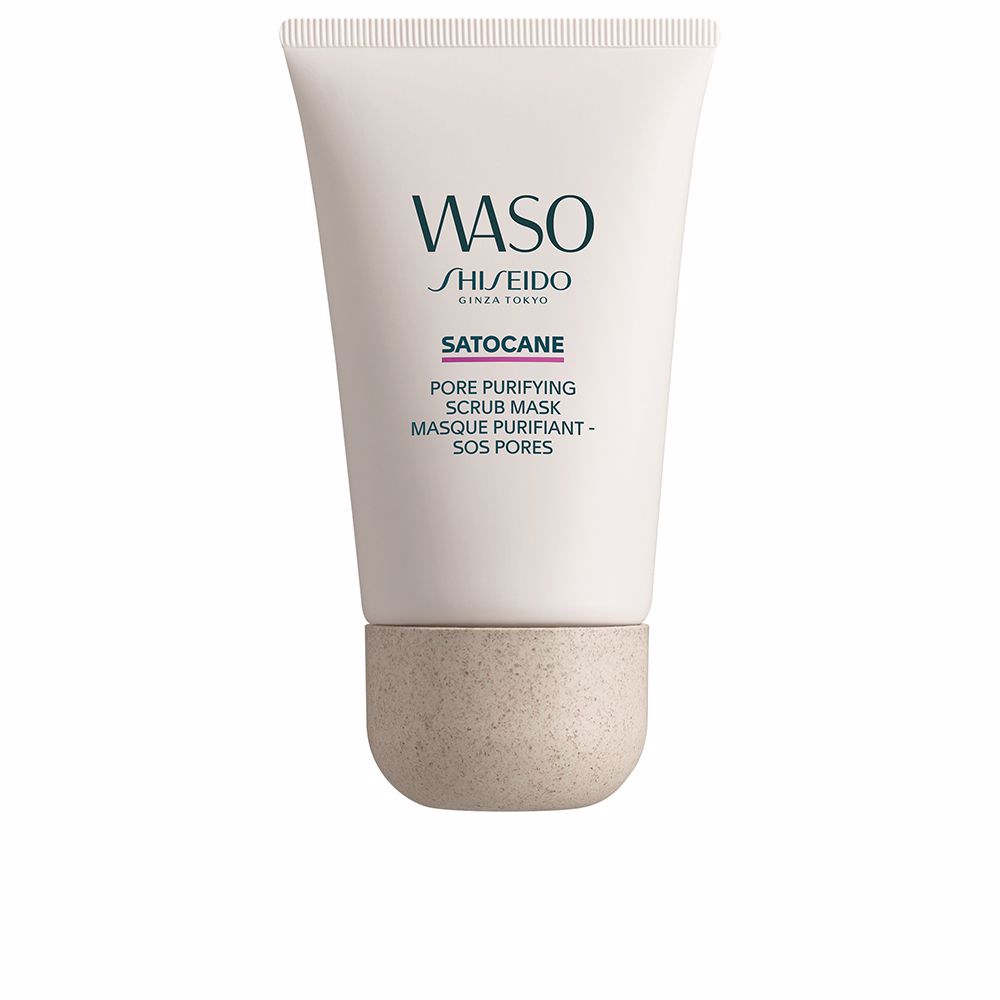 Маска для лица Waso satocane pore purifying scrub mask Shiseido, 80 мл маска для глубокого очищения пор acnon pore purifying mask 50мл