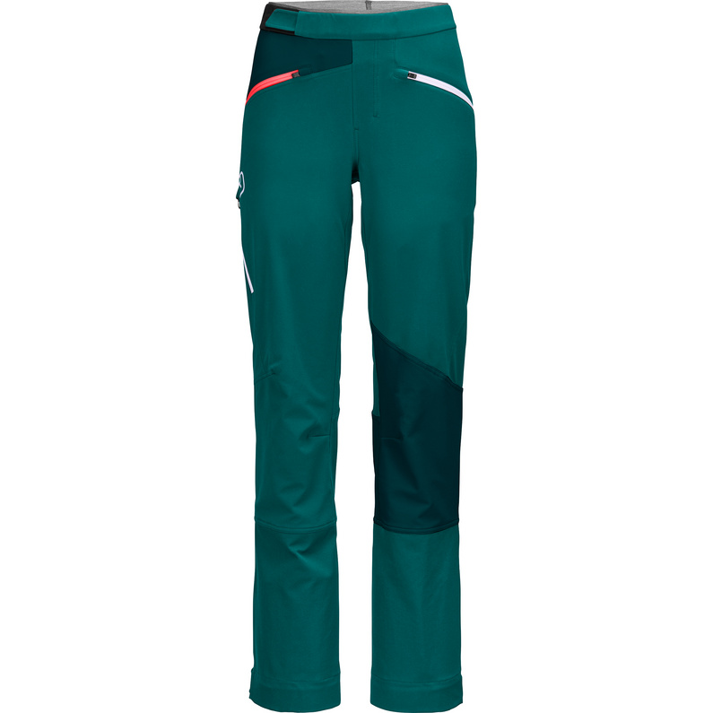 Женские брюки Col Beccei Ortovox, зеленый брюки oggi с шерстью 46 размер