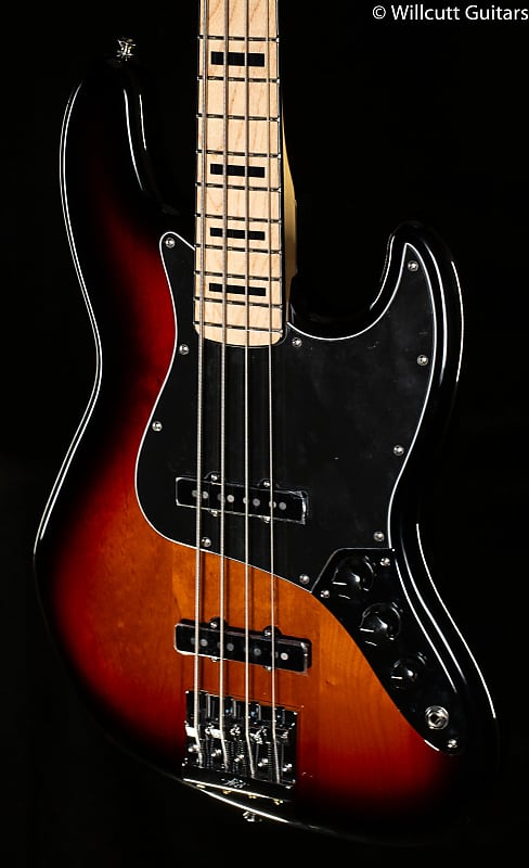 Басс гитара Fender Geddy Lee Jazz Bass 3-Tone Sunburst Maple Bass Guitar-MX22060298-9.75 lbs