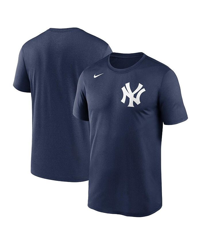 

Мужская темно-синяя футболка с надписью New York Yankees New Legend Nike, синий