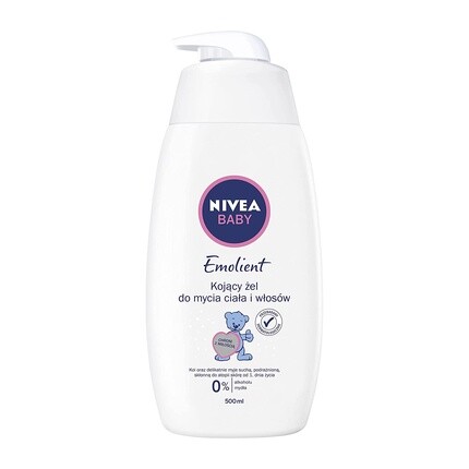 

Смягчающий успокаивающий очищающий гель для тела и волос 500 мл, Nivea